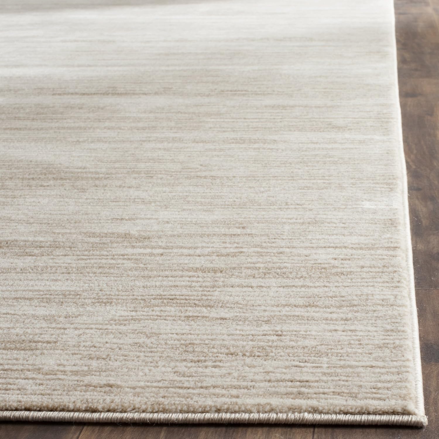 SAFAVIEH Vision Collection Area Rug - 12' Square, Cream, Modern Ombre Design, Non-Shedding & Easy to Clean, Ideal for Living Room, Bedroom, Dining Space (VSN606F)