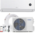 12000 BTU Mini Split Air Conditioner & Heater, 208/230V 18.1 SEER2 Wifi Enabled Energy Efficient Inverter Ductless AC & 1 Ton Heat Pump System, Works with Alexa, Cools Up to 600 Sq. Ft