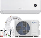 12000 BTU Mini Split Air Conditioner & Heater, 208/230V 18.1 SEER2 Wifi Enabled Energy Efficient Inverter Ductless AC & 1 Ton Heat Pump System, Works with Alexa, Cools Up to 600 Sq. Ft