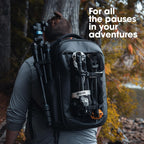 CLIQ Portable Camping Chair Version 1.0 - Lightweight Folding Chair for Camping - Supports 350 Lbs - Perfect for Outdoor Adventures - Moss