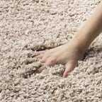 SAFAVIEH Area Rug 8x10 - California Shag Collection - Large - Beige, Non-Shedding & Easy to Clean, Ultra Plush Thick Pile, Ideal for Living Room, Bedroom, Dining Space (SG151-1313)