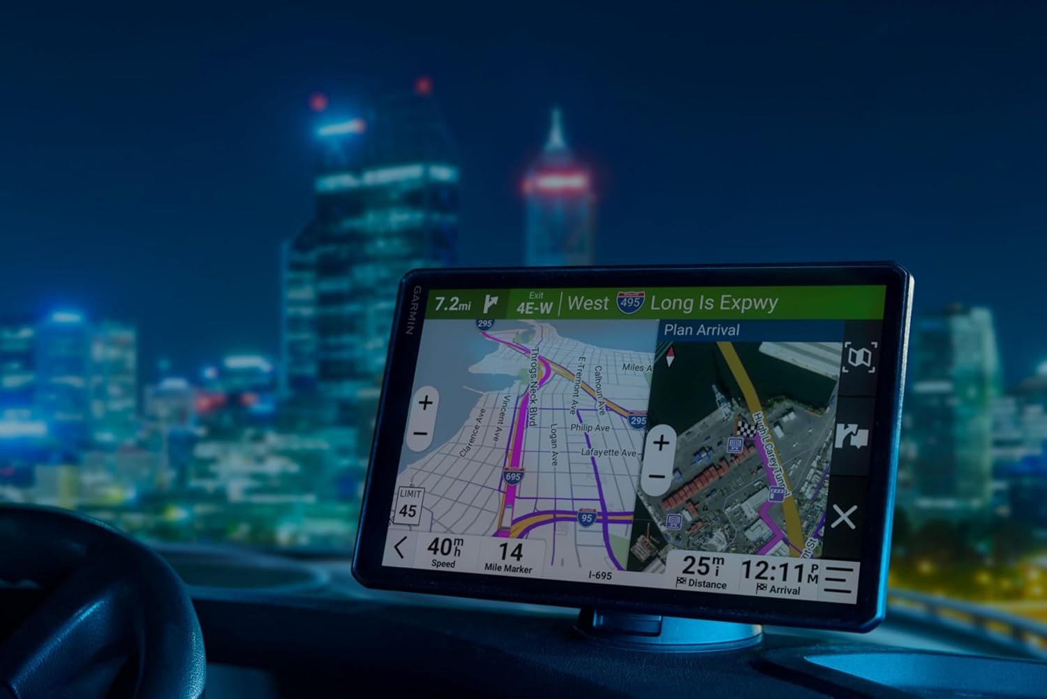 Garmin Dezl OTR620 GPS Truck Navigator 6" Display Touchscreen  Commercial GPS Navigation for Semi Trucker Driver Bundle with 32GB SD Memory Card + LCD Cleaning Kit