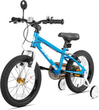 JOYSTAR Lomand 14 16 18 20 Inch Kids Bike with Training Wheels, BMX Style Kids Bicycle for Toddlers Boys Girls Ages 3-12, Dual V-Brake, Adjustable Seat, Multiple Colors