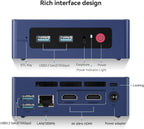 Beelink Mini PC  Mini S12 Intel 12th Gen 4-Core N95(up to 3.4GHz)  Mini Computer 8GB DDR4 RAM 256GB SSD  Desktop PC Dual HDMI 4K UHD/Gigabit Ethernet/Dual WiFi5/BT4.2/HTPC/W11 Home