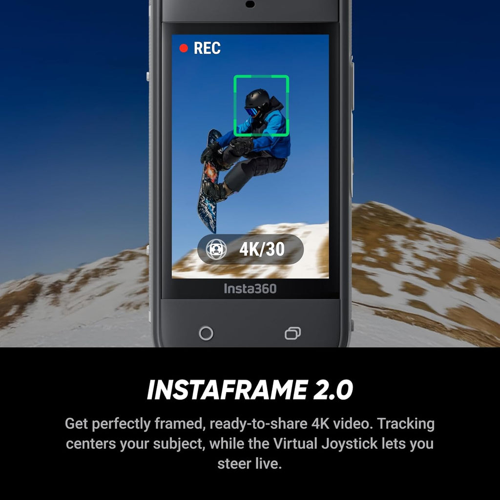 Insta360 X5 Essentials Bundle - Waterproof 8K 360° Action Camera  Leading Low Light  Invisible Selfie Stick Effect  Rugged and Replaceable Lens  3-Hour Battery  Built-in Wind Guard  Stabilization