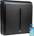 Rabbit Air, A3 SPA-1000N Air Purifiers for Home, Ultra Quiet HEPA Air Purifier - Wall Mountable Air Purifiers for Home Large Room, Allergies, Dust, Mold, Smoke & VOCs - (Black, Germ Defense Filter)