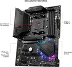 MSI MPG B550 Gaming Plus V1 Gaming Motherboard (AMD Ryzen 5000, AM4, DDR4, PCIe 4.0, SATA 6Gb/s, M.2, USB 3.2 Gen 2, HDMI/DP, ATX)
