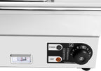 Food Warmer, 1.2KW Food Grade Stainelss Steel Commercial Food Steam Table, 19 Qt Electric Countertop Food Warmer with Adjustable Temperature for Family Gatherings Buffets