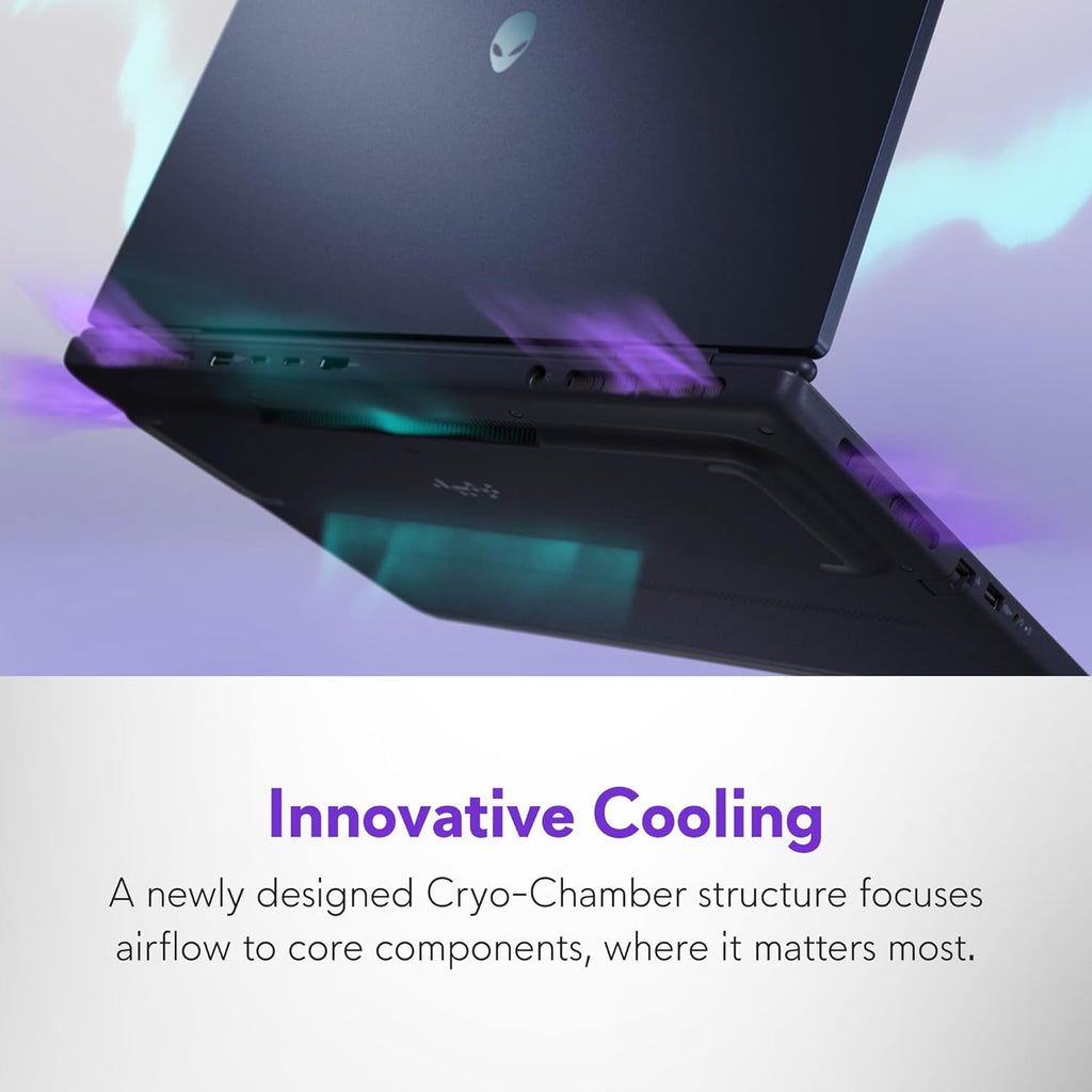 Alienware 16 Aurora Laptop AC16250-16-inch 16:10 WQXGA Display  Intel Core 7-240H Series 2  16GB DDR5 RAM  1TB SSD  NVIDIA GeForce RTX 5060 8GB GDDR7  Windows 11 Home  Onsite Service - Blue