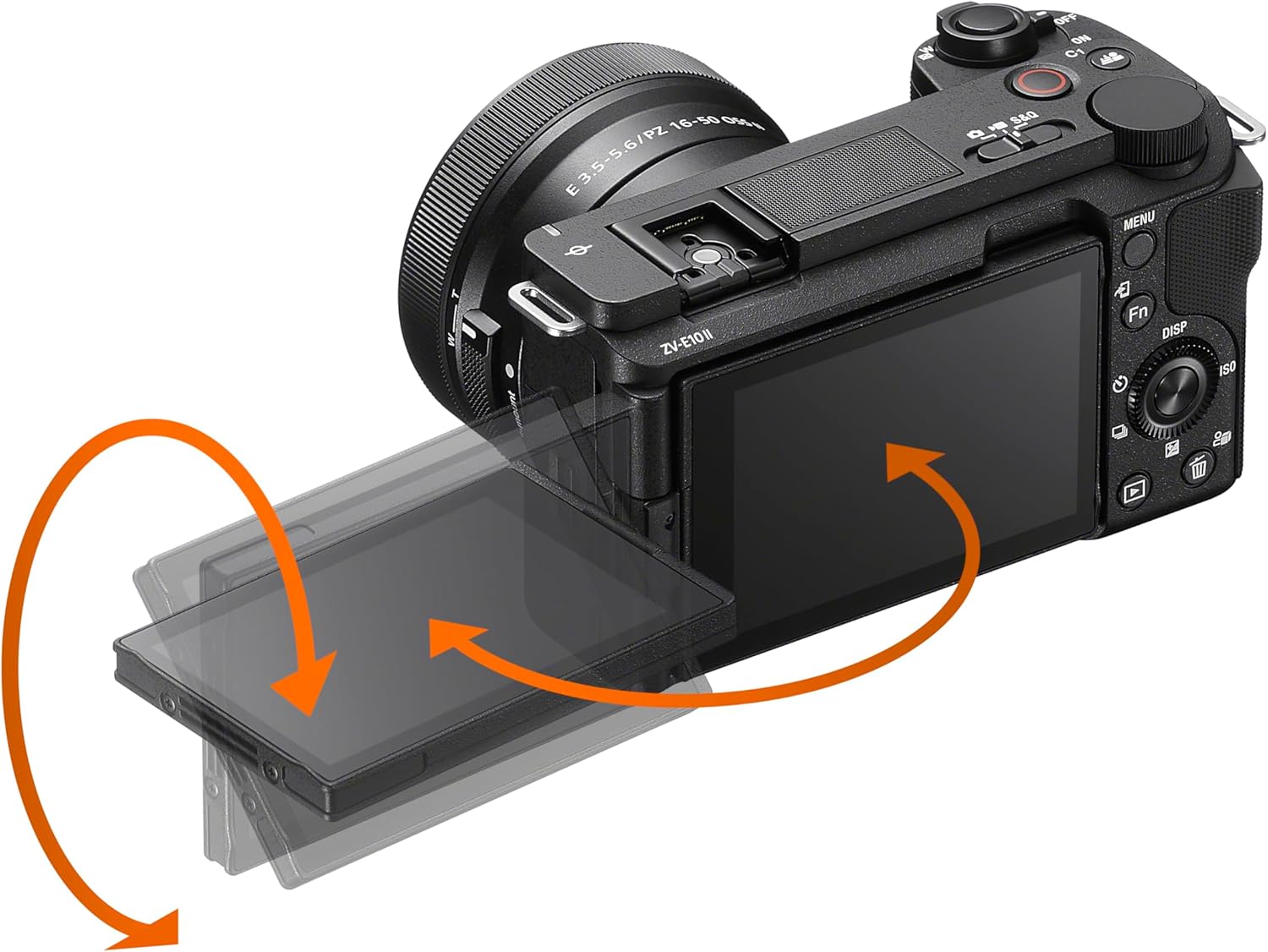 Sony Alpha ZVE10 II - APS-C Interchangeable Lens Mirrorless Content Creators' Camera - Black - Body Only