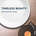Corelle Vitrelle 18-Piece Service for 6 Dinnerware Set Triple Layer Glass and Chip Resistant, Lightweight Square Plates and Bowls Set, Timber Shadows