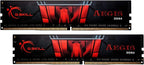 G.SKILL AEGIS Series DDR4 RAM (XMP) 16GB (2x8GB) 3200MT/s CL16-18-18-38 1.35V Intel AMD Desktop Computer Memory U-DIMM (F4-3200C16D-16GIS)
