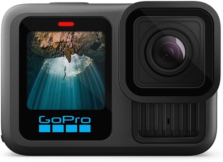 GoPro HERO13 Black - Waterproof Action Camera with 5.3K60 Video  27MP Photo  Bundle with Froggi Extreme Sport 47-pc Accessories Kit  64GB microSD Card (HERO13 Black)