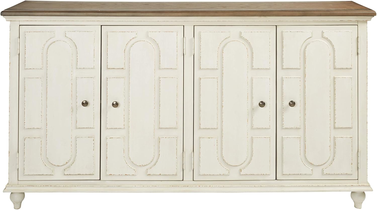 Signature Design by Ashley Roranville French Country Accent Cabinet or Server, White