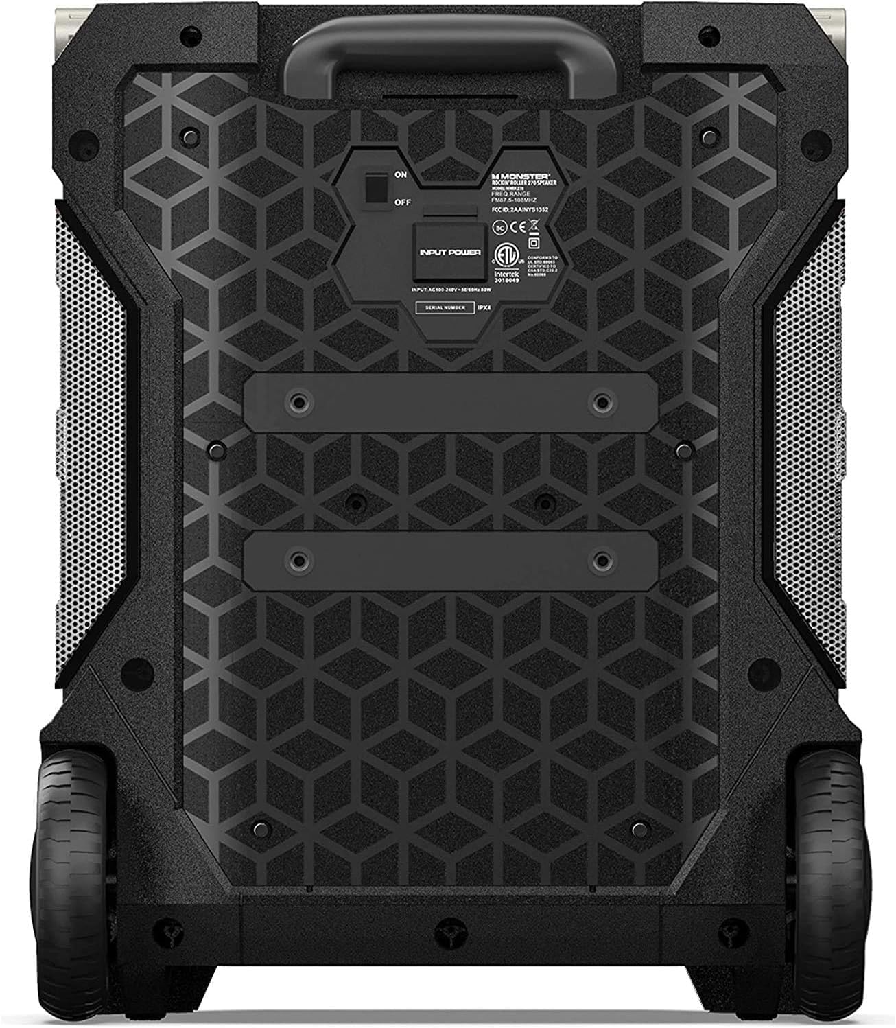 Monster Rockin' Roller 270 Indoor/Outdoor Portable Bluetooth Speaker | up to 200W of 270 Degree Sound & up to 100 Hours of Playtime