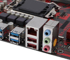 XUMIUZIY B250M V3 Desktop Motherboard, M ATX 2 DDR4 DIMM Slot for LGA 1151 7th 6th Gen Core i7 i5 i3 14nm CPU Processor, with PCI E 3.0, DVI Output, ALC887 8 Channel Sound Chip