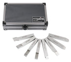 Accusize Industrial Tools 1/2'' 8 Pcs Hss Tool Bit Set, Pre-Ground for Turning and Facing Work, 2662-2004
