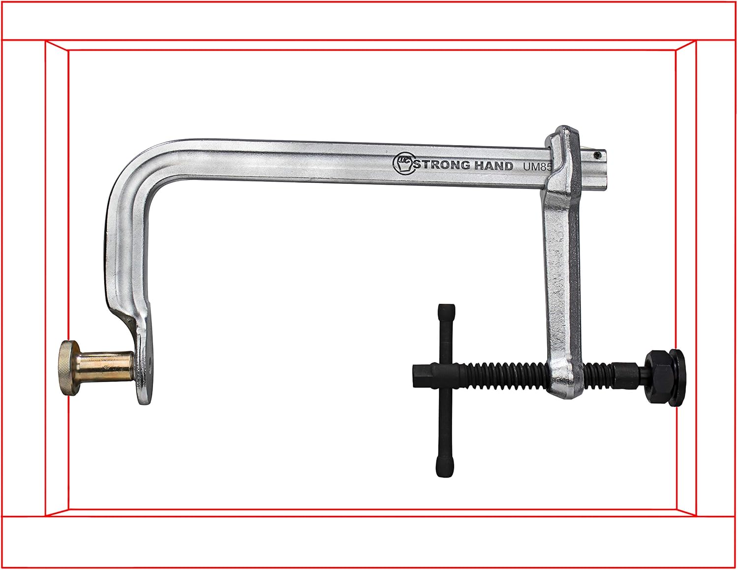Strong Hand Tools 4-in-1 Clamping System, Regular Duty Bar Clamp, Capacity 12-1/2", Clamping Pressure: 2,400 LBS, Throat Depth: 5-1/2″, UM125-C3, Strong Hand Tools