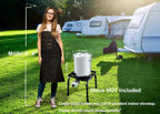 CONCORD 36 QT Stainless Steel Stock Pot w/Basket. Heavy Kettle. Cookware for Boiling (36)