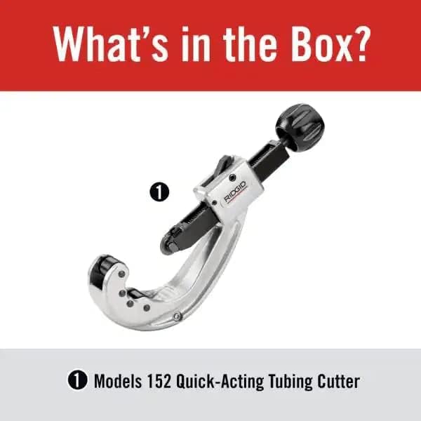 Ridgid 31642 model 152 Quick-Acting Tubing Cutter, 1/4" to 2-5/8" Tube Cutter