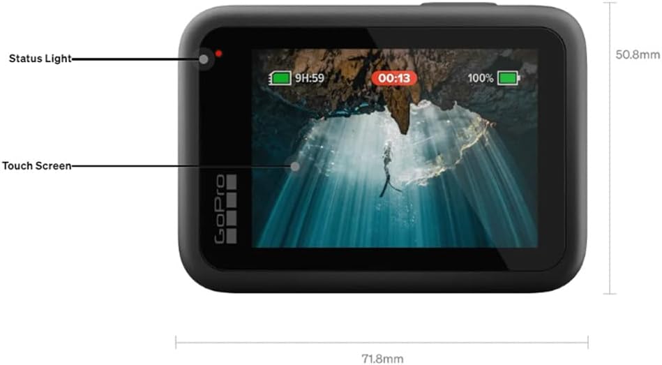 GoPro HERO13 Black - Waterproof Action Camera with 5.3K60 Video  27MP Photo + Compatability with HB-Series Lenses