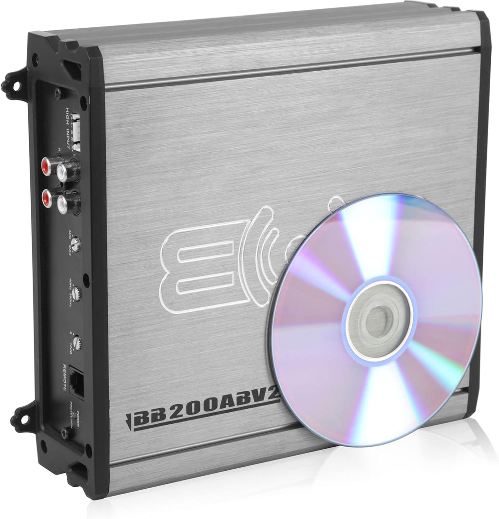BELVA BPKG210v2 1000W Dual 10" Car Subwoofer with Ported Enclosure  Monoblock Amplifier  Wiring Kit and Remote Bass Knob