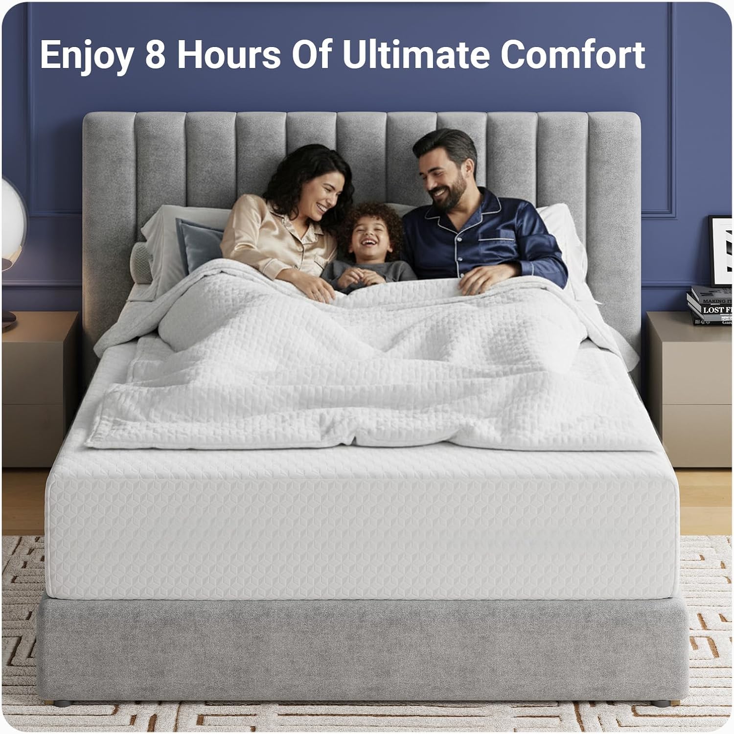 Avenco Queen Mattress, 12 Inch Queen Memory Foam Mattress in a Box for Refresh Sleep & Pressure Relief, CertiPUR-US Certified Soft Queen Size Mattresses