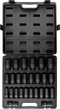 SUNEX TOOLS 4693 3/4-Inch Drive Metric Deep Impact Socket Set, 26-Piece