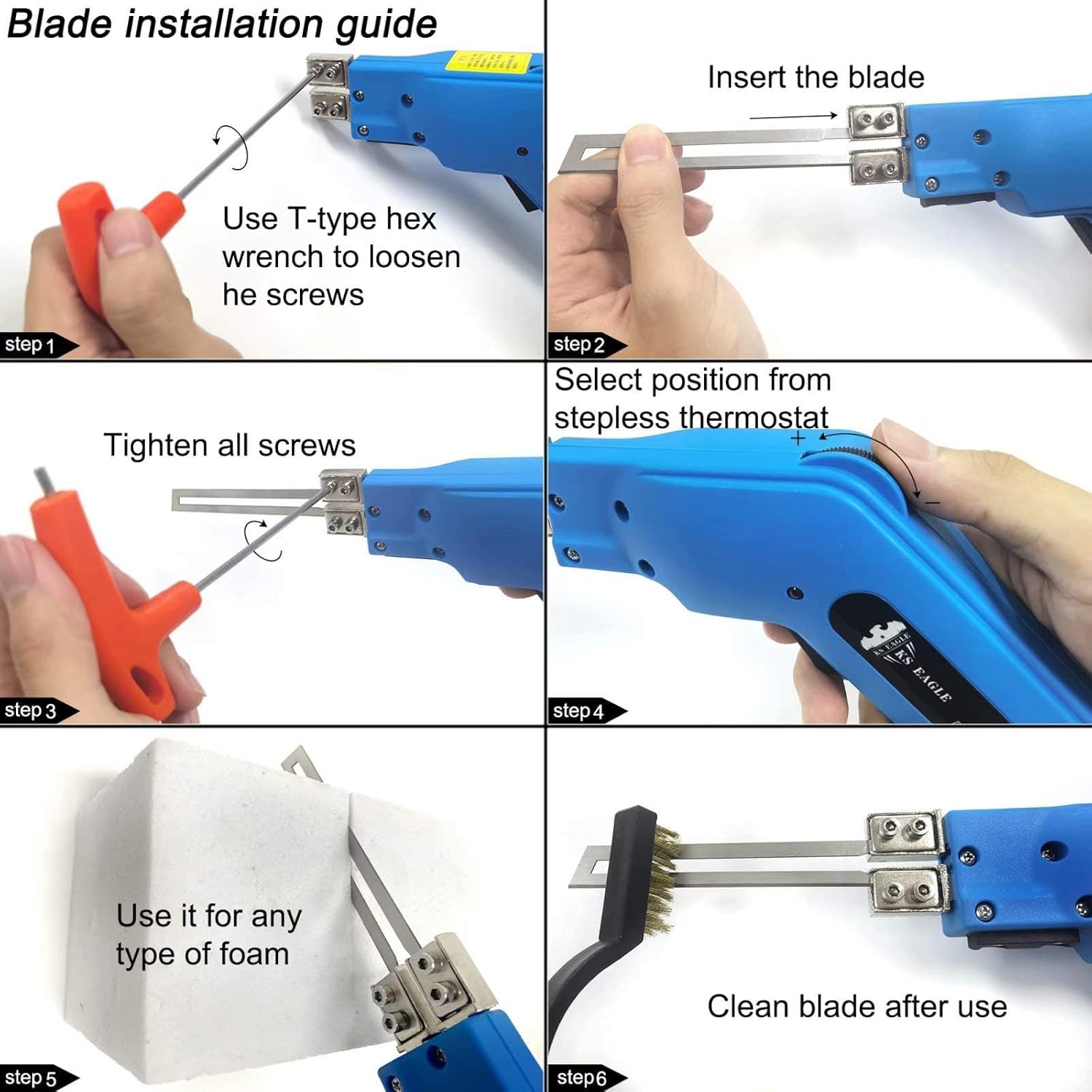 250W Hot Knife Foam Cutter for Grooving/Sculpture Styrofoam Cutter Foam Electric Cutting Tool Kit Adjustable Power Foam Cutter for EPP, EPS, XPS, EVA, Sponge, EPE, PU (FC250+Slotting)