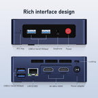 Beelink EQ Mini PC Mini S12 N95 Intel Alder Lake-N95 (up to 3.4GHz) 16GB DDR4 500GB M.2 SSD Mini Desktop Computer  Support 4K@60Hz Dual HDMI Display  2.5G LAN/USB3.2/Low-Power Home/Office Micro PC