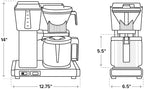 Technivorm Moccamaster 53923 KBGV Select 10-Cup Coffee Maker, Juniper, 40 ounce, 10-Cup, 1.25L