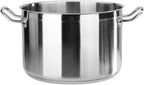 New Star Foodservice 12 Qt Stainless Steel Stock Pot with Cover, 18/8 Stainless Steel