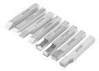Accusize Industrial Tools 1/2'' 8 Pcs Hss Tool Bit Set, Pre-Ground for Turning and Facing Work, 2662-2004
