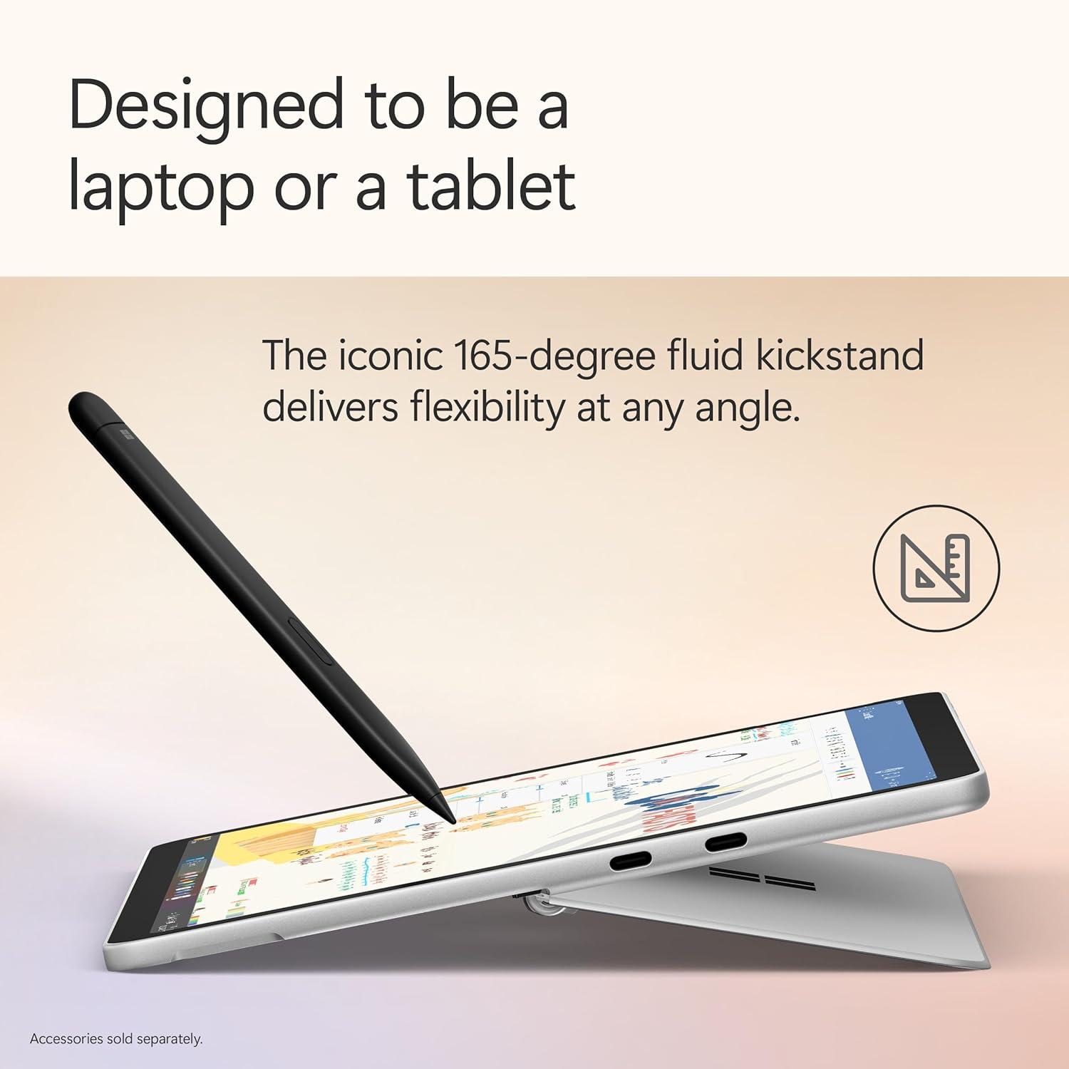 Microsoft Surface Pro 2-in-1 Laptop/Tablet (2025)  Windows 11 Copilot+ PC  12" Touchscreen Display  Snapdragon X Plus (8 Core)  16GB RAM  256GB Storage  Platinum