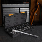 GEARWRENCH 23 Piece 3/8" Drive Pass-Thru™ 6 Point Standard SAE/Metric Mechanics Tool Set | 893823