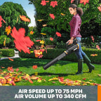 WORX 20V 12'' Cordless String Trimmer & 360 CFM Leaf Blower Combo, 2 Batteries & Charger Included, WG928