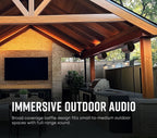 Polk Audio Atrium 4 Outdoor Speakers with Powerful Bass (Pair  White)  All-Weather Durability  Broad Sound Coverage  Speed-Lock Mounting System