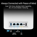 ASUS ZenWiFi BT10 Tri-Band WiFi 7 Mesh  18 Gbps  3000 sq.ft (1pk)  Dual 10G Ports  Security and Parental Controls Included  Smart Home Master SSIDs  4G & 5G Mobile Tethering
