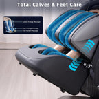 MYTHIA 2026 A303C Massage Chair  Full Body Zero Gravity Recliner with SL Track  Body Scan  12 Auto Modes  Lumbar Heat  Bluetooth App  Wireless Charge  and Foot Rollers for Home and Office (Black)