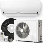 Tehanld Mini Split Ac/Heating System - 12000 BTU Mini Split Air Conditioner with Heat Pump, 19 SEER2 230V Energy Efficient AC Unit Up to 750 Sq.Ft, Complete Installation Kit