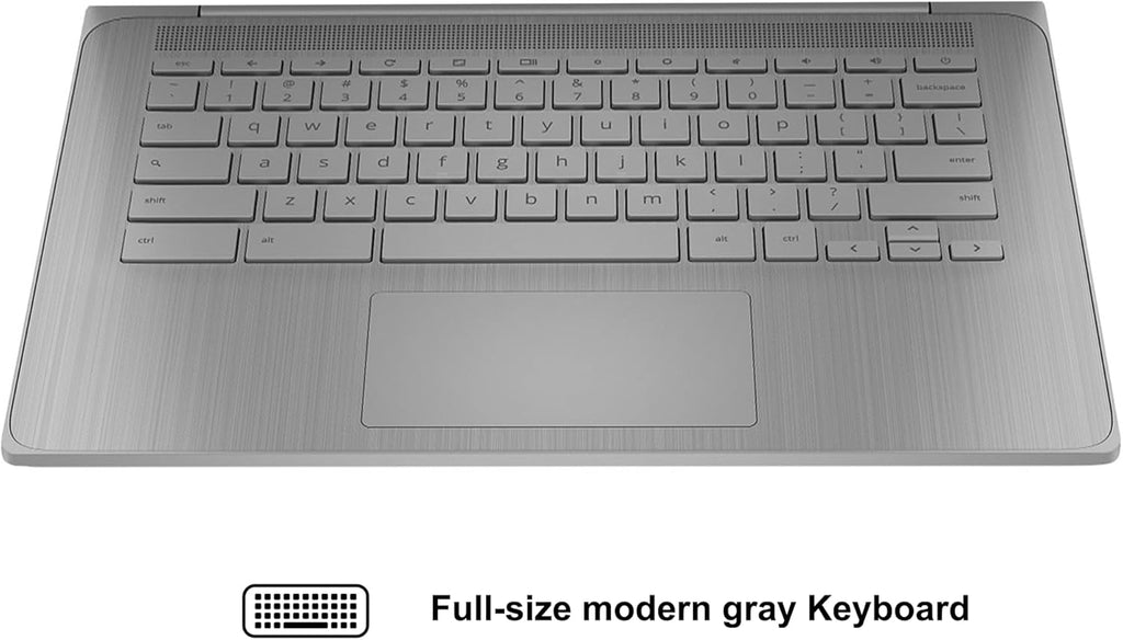 HP Chromebook 14 Home and Student Laptop 14" HD Antiglare Intel Celeron N4500 4GB RAM 64GB Storage Type-C Wi-Fi6 Long Battery Life Fast Charging ICP Hub