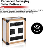 AirWire Tool Chest,5-Drawer Rolling Tool Storage Cabinet with Enhanced Packaging, Detachable Top Tool Box, Metal Tool Cart for Garage Workshop,Black, ATC001BK