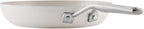KitchenAid Hard Anodized Ceramic Induction Nonstick Pots and Pans with Saucepans, Frying Pans, Stockpot, and Lids, Dishwasher Safe, 9 Piece Cookware Set with Stainless Steel Handles - Porcelain White