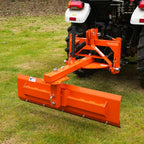 60" 6-Way Adjustable Tractor Rear Blade 3-Point Hitch Attachment - 25.6" Offset & ±45° Angle  Cat.1  20-45HP  RB60S