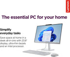 Lenovo IdeaCentre Everyday Tasks 24" Full HD All-in-One Desktop Computer • Office 365 for The Web • Intel 4-Cores • 256GB SSD • 8GB RAM • KB and Mouse • Windows 11