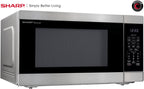 SHARP Countertop Microwave Oven with Removable 16.5" Carousel Turntable, 1200 Watt, 2.2 Cubic Feet, Stainless Steel