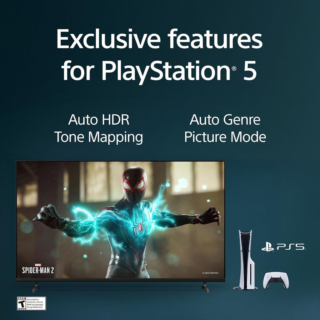 Sony BRAVIA 2 II 55 Inch 4K Ultra HD LED Smart TV with Google TV and Exclusive Features for PlayStation®5 (K-55S20M2)  2025 Model