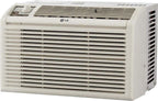 LG 5,000 BTU Window Air Conditioner for Small Rooms & Bedrooms, Cools 150 Sq. Ft., Quiet Operation, Easy Manual Controls, 115V, White - LW5016
