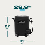 Charbroil The Big Easy Oil-Less Turkey Fryer | Outdoor Air Fryer | Propane Cooker, Black - 24102165