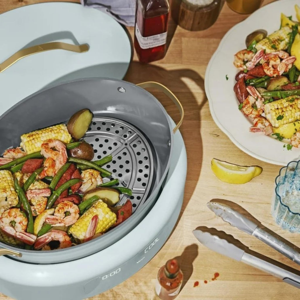 Multi-Cooker 6-Quart 10-in-1 Electric Multi Cooker, Digital Controls, Slow Cook, Steam, Sauté & Rice, Oven-Safe Nonstick Pot